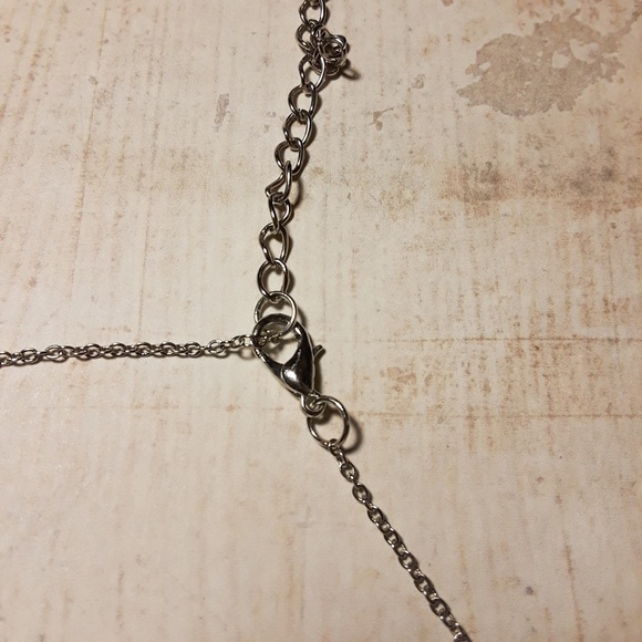 Silver Heart Ball Chain Choker Necklace Set - Picture 6 of 6